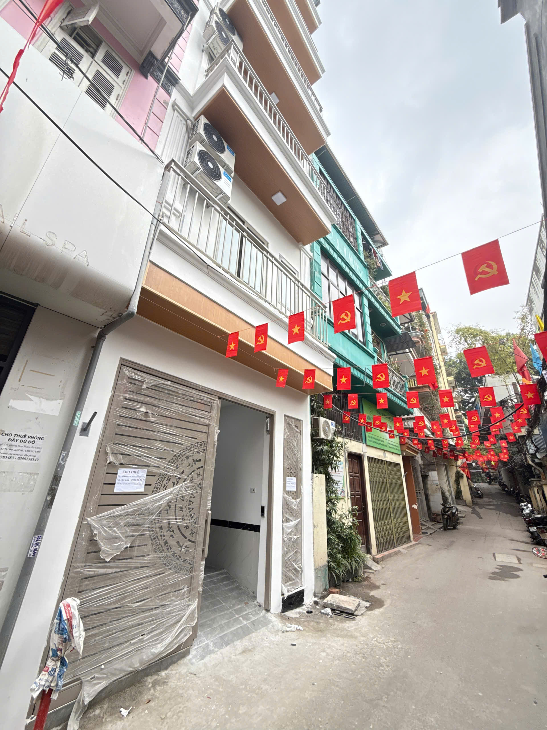 C163 | HOÀNG HOA THÁM (BA ĐÌNH) | 59M2 6 TẦNG 10 PHÒNG | Ô TÔ ĐỖ